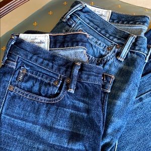2 Pair Abercrombie kids jeans